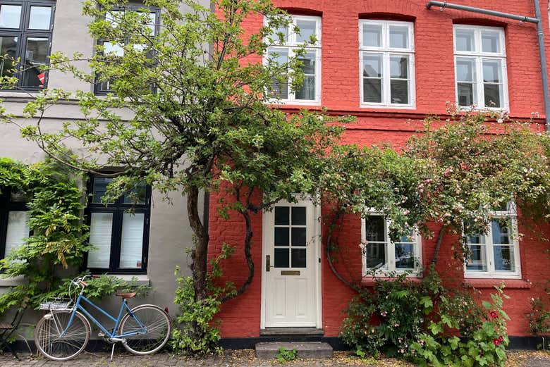 Maisons pittoresques colorées du centre historique