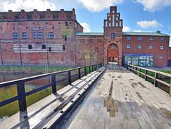 Passerelle du château de Malmö, en Suède